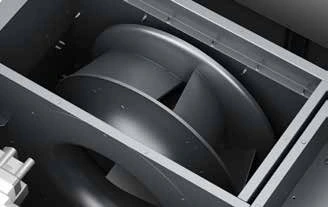 Ventilador radial de caudal variable
